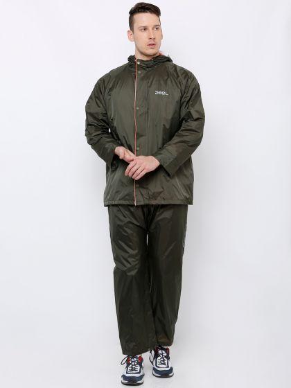 Mens Green Reversible Rainsuit - JS111 SPL