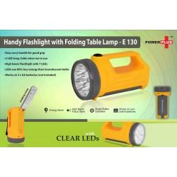 Handy Flashlight With Folding Table Lamp Yellow