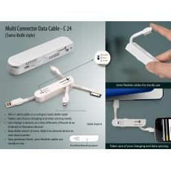 Multi Connector Data Cable Set (Swiss Knife Style)