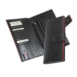 Travel wallet with edge Inking