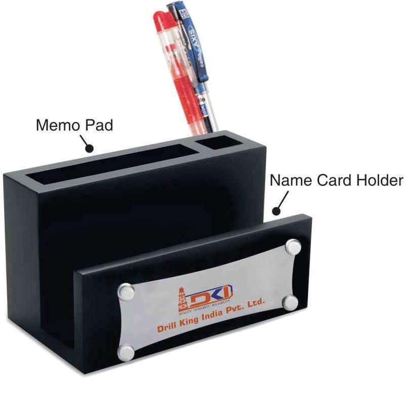 Memo Pad With Name Card Holder