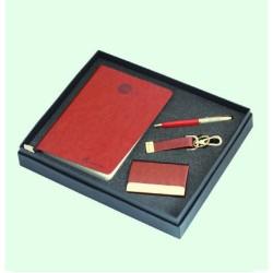 Calvin Klein Pen+Card Holder+Keychain+Notebook Set