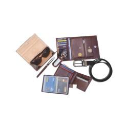 7 in 1 Leather Gift Set (Genuine Leather-7431)