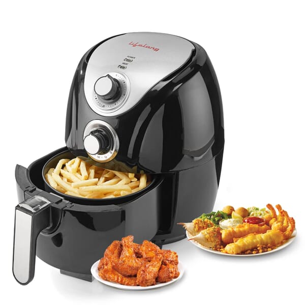 Lifelong HealthyFry Air Fryer 1200W with 2.5L Cooking Pan Capacity