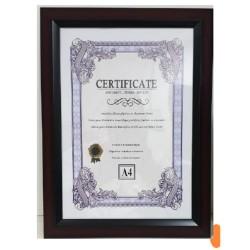 Certificate With Frame - CF 05