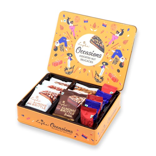 Occasion Assorted Nuts Royal Tin Box (11 Pcs)