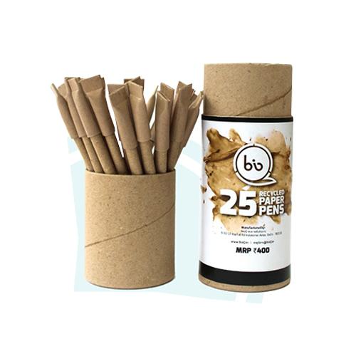 25 eco friendly paper pens