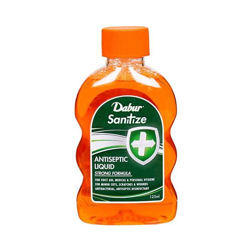 dabur sanitize antiseptic liquid 125ml-t