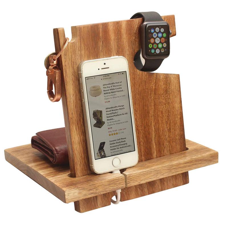 WOODEN DOCKING STATIONS