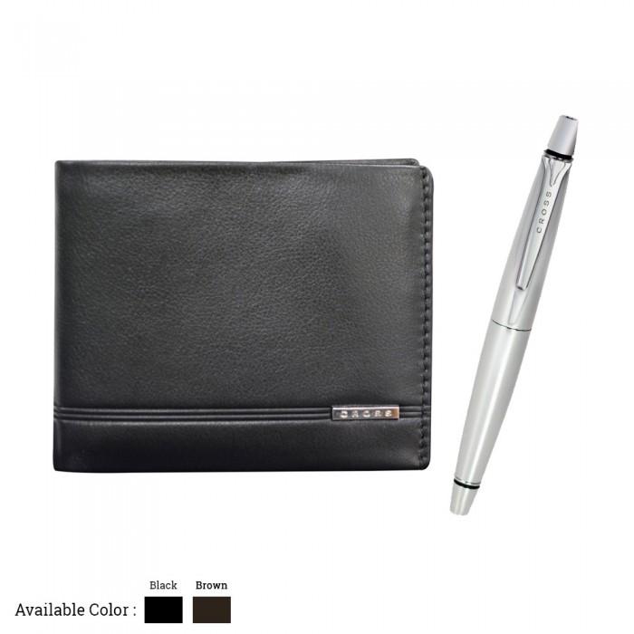 Classic Century Slim Wallet + Cross Luxury Agenda Pen