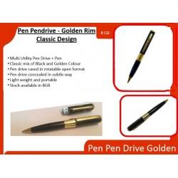 Pen Pendrive Golden Rim-8GB