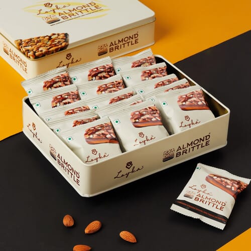 Almond Brittle Royal Tin box (15 pcs) ?