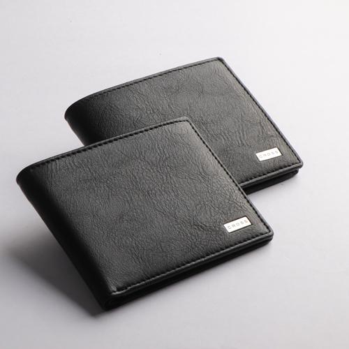 insignia express bi-fold coin wallet - black