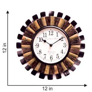 Wooden Cutting Wall Clock