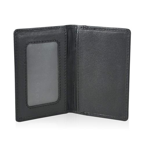custom prime global passport wallet and passport sleeve - black