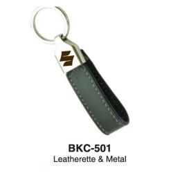 Leather and metal Key chain BKC-501