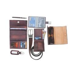 7 in 1 Leather Gift Set (Genuine Leather-7430)