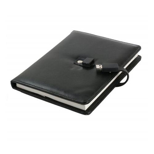 leather diary with usb pendrive