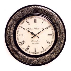 Wooden Embossed Wall Clock